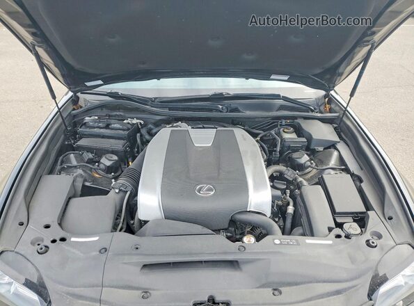 JTHBZ1BL4JA015896 2018 LEXUS GS Black Շարժիչի բաժամունքի տեսք