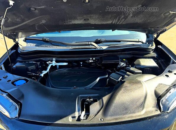 5FNYF6H20MB038975 2021 HONDA PILOT Black Rear seats view