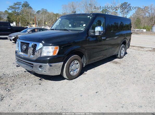 5BZAF0AA5KN850268 2019 NISSAN NV PASSENGER NV3500 HD Черный Передняя левая четверть