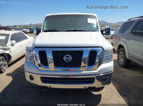 5BZAF0AA6GN855941 2016 NISSAN NV PASSENGER NV3500 HD White Вид щитка приладів