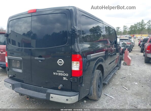5BZAF0AAXHN852381 2017 NISSAN NV PASSENGER NV3500 HD Black Задня права чверть