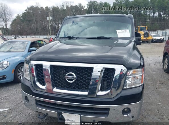 5BZAF0AAXHN852381 2017 NISSAN NV PASSENGER NV3500 HD Black Вид щитка приладів