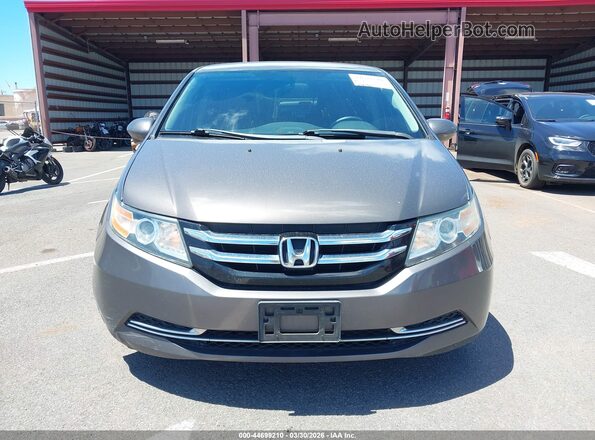 5FNRL5H35HB001782 2017 HONDA ODYSSEY Gray Rear interior view