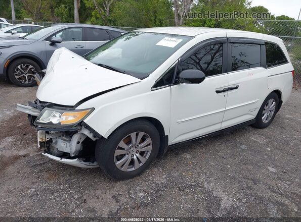 5FNRL5H47HB503847 2017 HONDA ODYSSEY Cream წინა მარცხენა ხედი სამი მეოთხედიდან