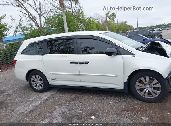 5FNRL5H47HB503847 2017 HONDA ODYSSEY Cream უკანა სალონის ხედი