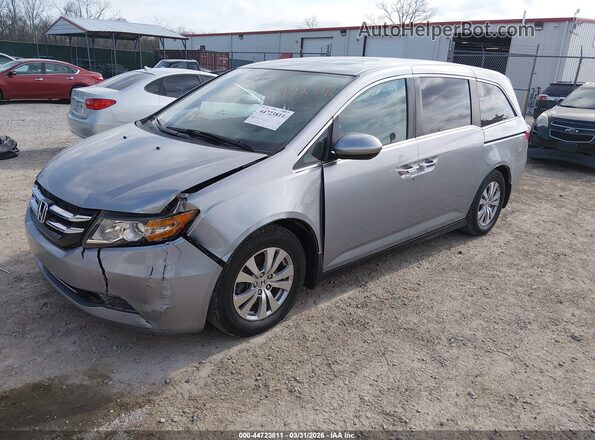 5FNRL5H61GB115299 2016 HONDA ODYSSEY Silver წინა მარცხენა ხედი სამი მეოთხედიდან