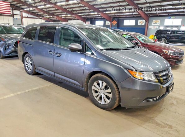 5FNRL5H62HB014709 2017 HONDA ODYSSEY Серый Передняя правая четверть