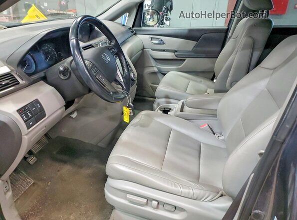 5FNRL5H62HB014709 2017 HONDA ODYSSEY Серый Вид салона спереди
