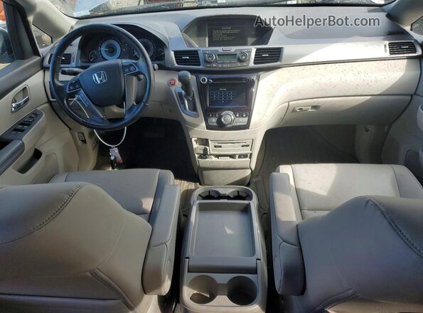 5FNRL5H66HB022442 2017 HONDA ODYSSEY Silver Առջևի վահանակի տեսք