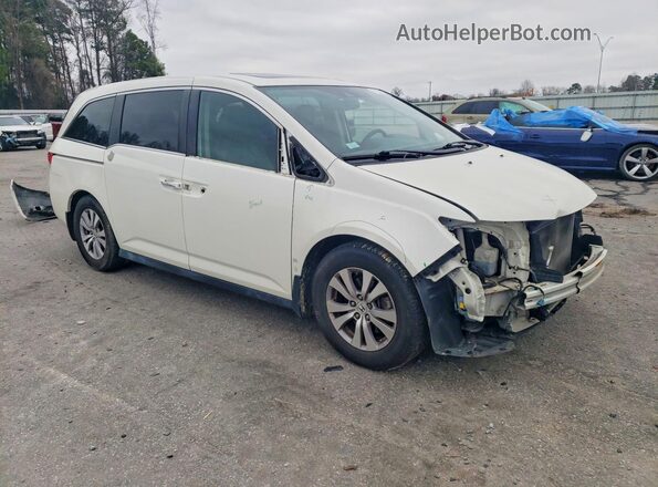 5FNRL5H67HB013393 2017 HONDA ODYSSEY White Przód prawy