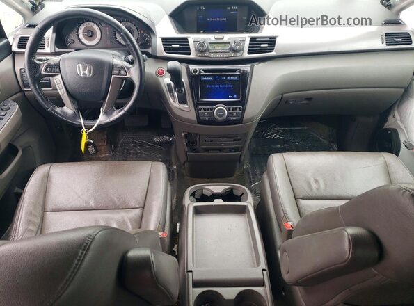 5FNRL5H67HB013393 2017 HONDA ODYSSEY White Widok deski rozdzielczej