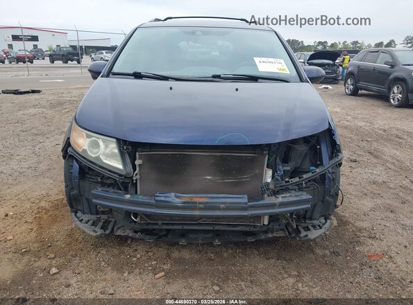 5FNRL5H69GB006847 2016 HONDA ODYSSEY Blue Widok wnętrza z tyłu