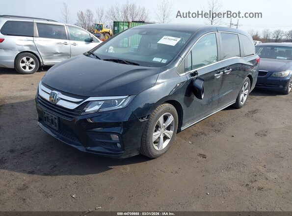 5FNRL6H50LB058259 2020 HONDA ODYSSEY Black Առջևի ձախ երեք քառորդ տեսարան