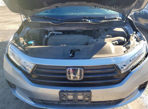 5FNRL6H50MB021696 2021 HONDA ODYSSEY Silver Vista del compartimento del motor