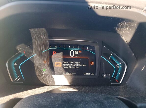 5FNRL6H50MB021696 2021 HONDA ODYSSEY Silver Vista del cuadro de instrumentos
