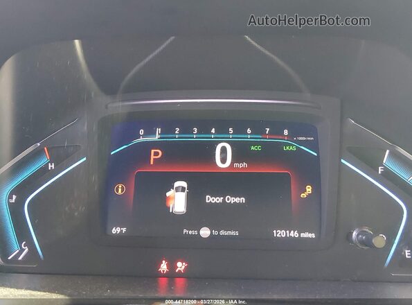 5FNRL6H54KB104707 2019 HONDA ODYSSEY Blue 