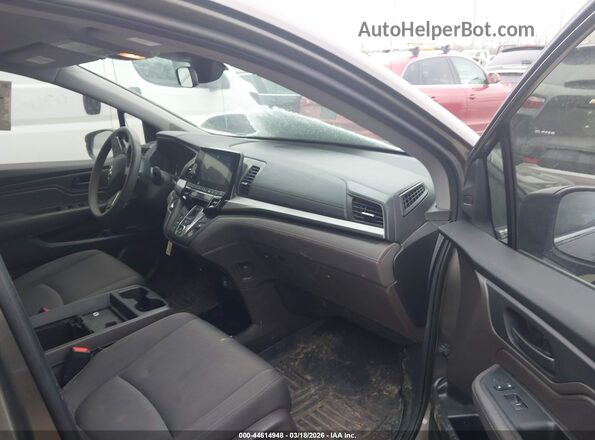 5FNRL6H54MB043717 2021 HONDA ODYSSEY Gray Widok wnętrza z przodu