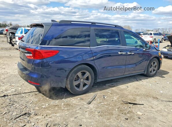 5FNRL6H55MB033830 2021 HONDA ODYSSEY Blue Tył prawy