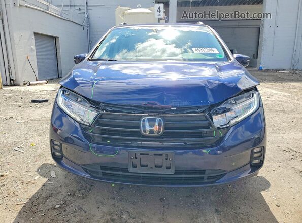 5FNRL6H55MB033830 2021 HONDA ODYSSEY Blue Widok z przodu