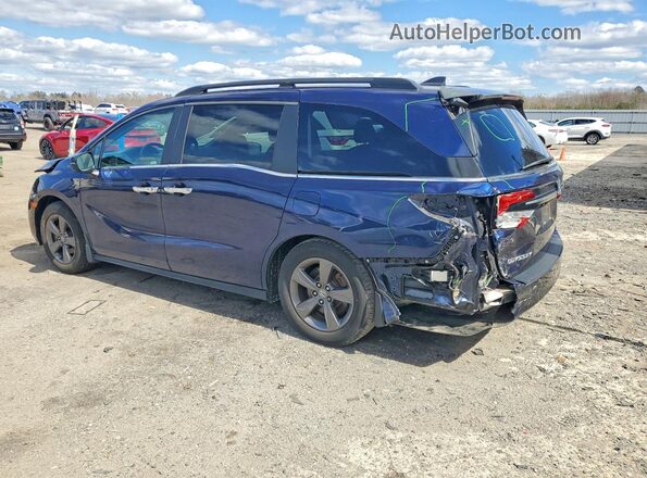 5FNRL6H55MB033830 2021 HONDA ODYSSEY Blue Tył lewy