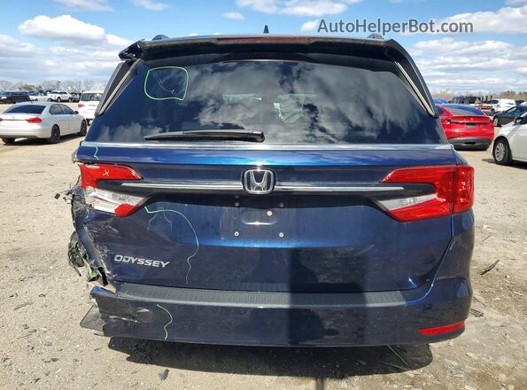 5FNRL6H55MB033830 2021 HONDA ODYSSEY Blue Widok z tyłu