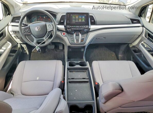 5FNRL6H55MB033830 2021 HONDA ODYSSEY Blue Widok deski rozdzielczej