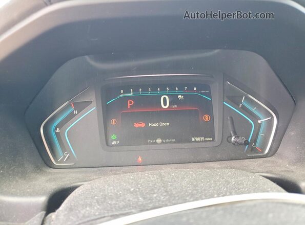 5FNRL6H55MB033830 2021 HONDA ODYSSEY Blue Widok zestawu wskaźników