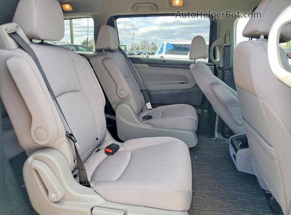 5FNRL6H55MB033830 2021 HONDA ODYSSEY Blue Widok wnętrza z tyłu