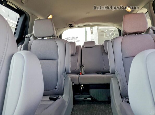 5FNRL6H55MB033830 2021 HONDA ODYSSEY Blue Widok tylnych siedzeń