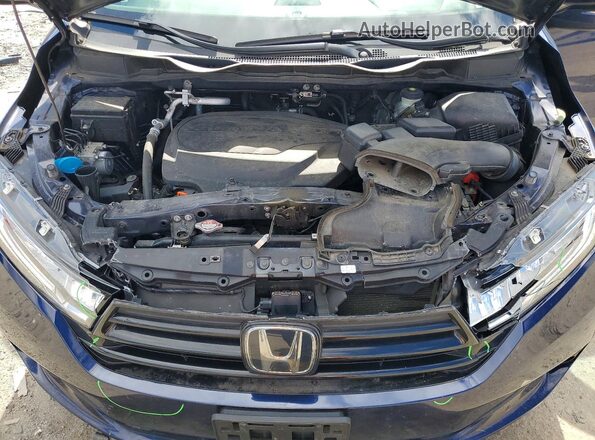5FNRL6H55MB033830 2021 HONDA ODYSSEY Blue Widok komory silnika