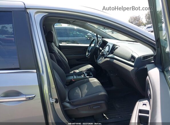 5FNRL6H56MB034260 2021 HONDA ODYSSEY Серый Вид салона спереди