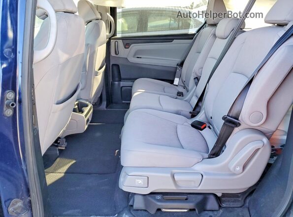 5FNRL6H58KB102569 2019 HONDA ODYSSEY Blue Սալոնի հետևի տեսք