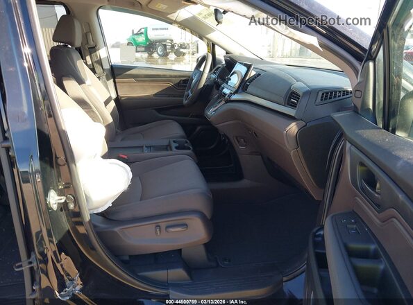5FNRL6H5XKB127487 2019 HONDA ODYSSEY Black Widok wnętrza z przodu