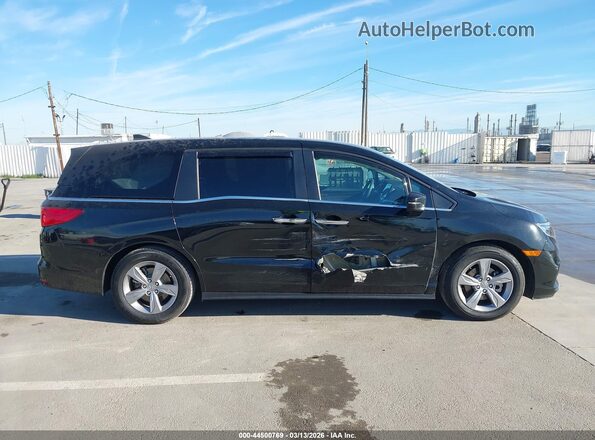 5FNRL6H5XKB127487 2019 HONDA ODYSSEY Black Widok wnętrza z tyłu