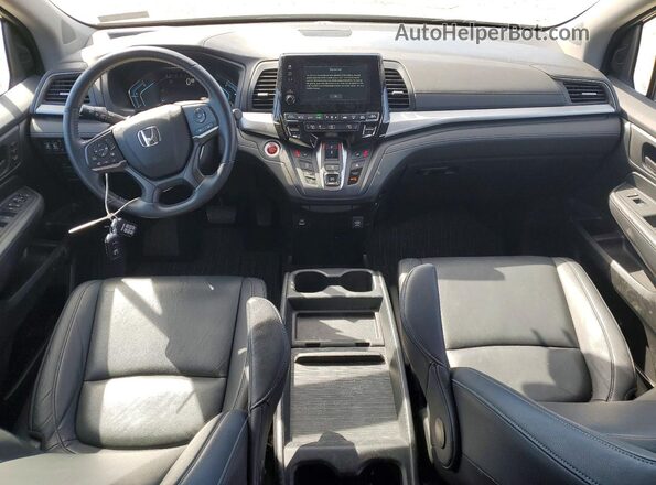 5FNRL6H61PB016021 2023 HONDA ODYSSEY Black Առջևի վահանակի տեսք