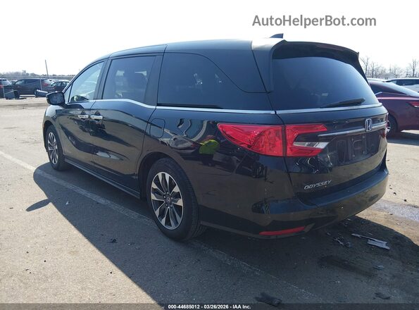5FNRL6H62RB075534 2024 HONDA ODYSSEY Black Rear left
