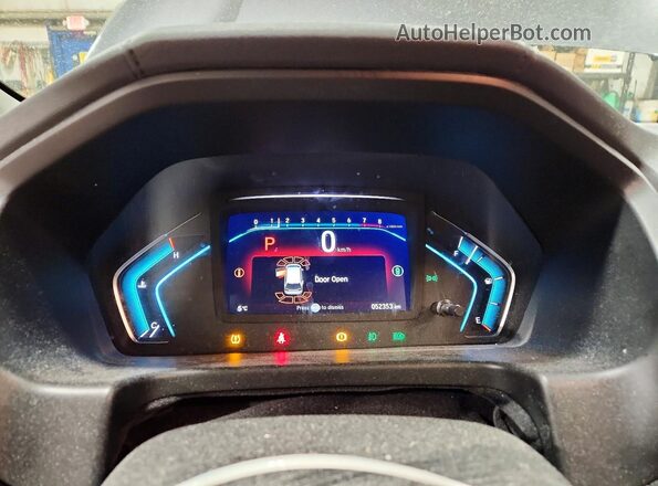 5FNRL6H64PB503326 2023 HONDA ODYSSEY Gray Instrument cluster view
