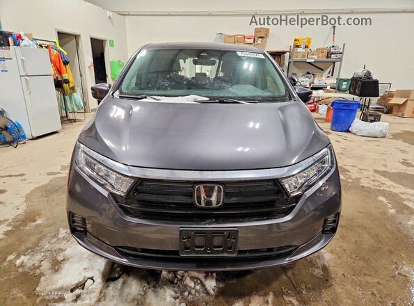 5FNRL6H64PB503326 2023 HONDA ODYSSEY Gray Front view