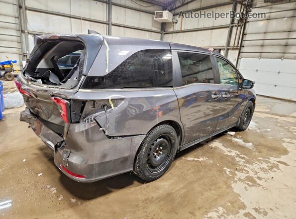5FNRL6H64PB503326 2023 HONDA ODYSSEY Gray Rear right