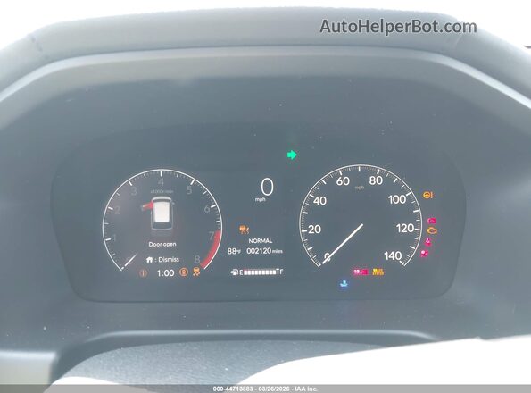 5FNRL6H64TB027282 2026 HONDA ODYSSEY Gray Հետևի նստատեղերի տեսք