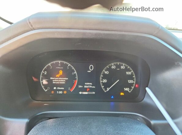 5FNRL6H65TB007249 2026 HONDA ODYSSEY White Вид щитка приладів