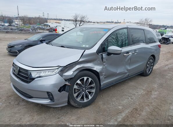 5FNRL6H71MB019022 2021 HONDA ODYSSEY Серебряный 