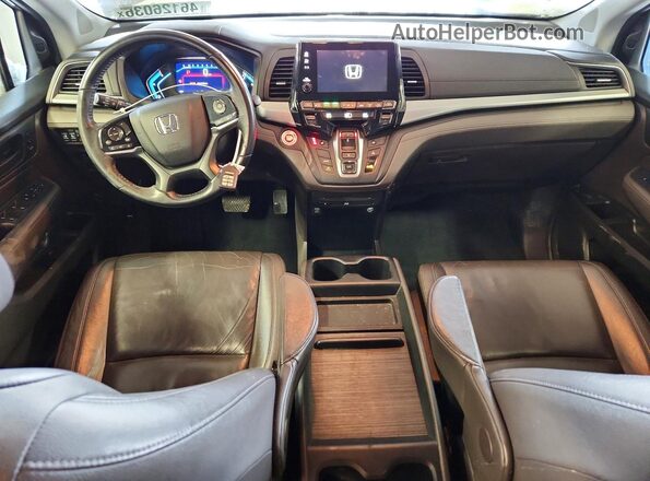 5FNRL6H72KB034609 2019 HONDA ODYSSEY Gray Առջևի վահանակի տեսք