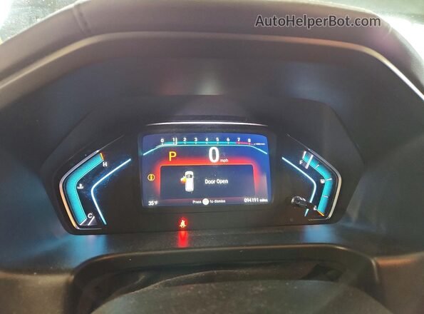 5FNRL6H72KB034609 2019 HONDA ODYSSEY Gray Սարքավորումների վահանակի տեսք