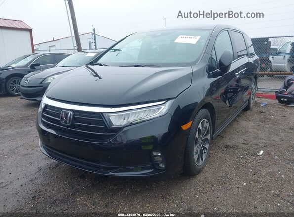 5FNRL6H73MB021385 2021 HONDA ODYSSEY Black Przód lewy