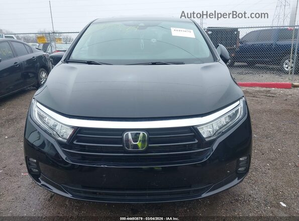 5FNRL6H73MB021385 2021 HONDA ODYSSEY Black Widok zestawu wskaźników