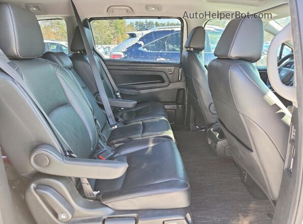 5FNRL6H73MB032712 2021 HONDA ODYSSEY White Widok wnętrza z tyłu