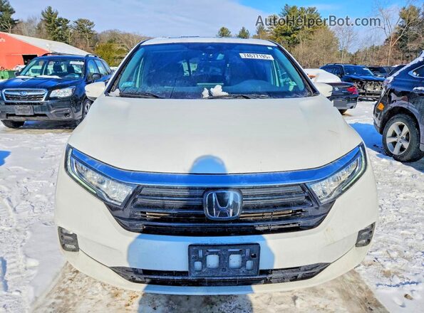 5FNRL6H73MB032712 2021 HONDA ODYSSEY White Widok z przodu