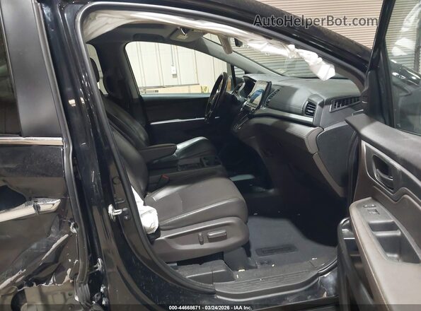 5FNRL6H74LB073574 2020 HONDA ODYSSEY Black Front interior view