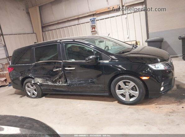 5FNRL6H74LB073574 2020 HONDA ODYSSEY Black Rear interior view